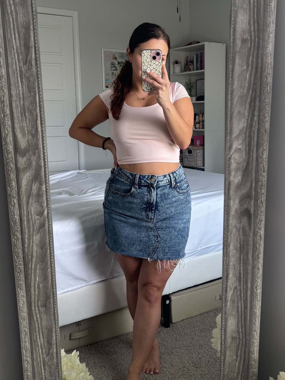 Women’s Light Pink Crop Top